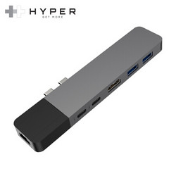 Hyper GN28N 六合二雷电3拓展坞（雷电3/Type-C/HDMI2.0/USB3.0*2/千兆网口）