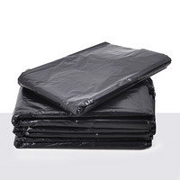 兰诗(LAUTEE)LJD-3102 平口50*60*垃圾袋50只/包 黑色塑料袋