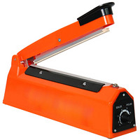 盛世泰堡 封口机塑料袋茶叶袋土特产袋包装机 高档手压式 塑料薄膜封口机 FS-300型橙色