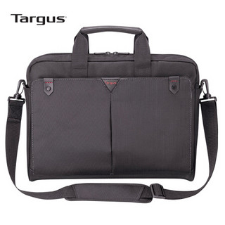 泰格斯(Targus)商务公文包防水单肩笔记本包15.6英寸 黑色  CN515