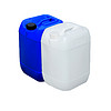 卡质 KAZHI 厨房用品 化工桶塑料桶25kg  废液方桶储水桶带盖酒油桶 5个装