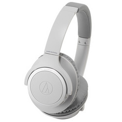 audio-technica 铁三角 ATH-SR30BT 耳罩式头戴式蓝牙耳机 灰色