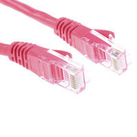 RS Pro欧时 2m 红色 PVC护套 U/UTP屏蔽 5e类网线组件