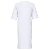 GCDS 女士白色棉质字母图案T恤裙 CC94W020076 01 M码