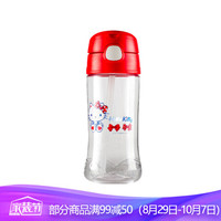THERMOS膳魔师塑料水杯450ML儿童吸管杯Tritan材质 F4011T KT002 HelloKitty红色 450ml