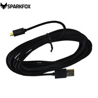 闪狐(SparkFox)PS4无线游戏手柄充电线PS4 Pro数据线SLIM连接线4M长Playstation配件
