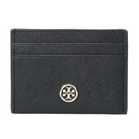 TORY BURCH 托里·伯奇 奢侈品 TB卡包 黑色皮革女士卡包卡夹 54886 001