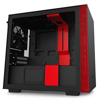 NZXT 恩杰 H210i MINI-ITX机箱 半侧透 红色