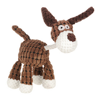 华元宠具（hoopet)咖啡色狗狗玩具发声玩具小鹿发声玩具HOOPET小鹿发声玩具咖啡色
