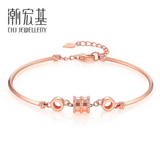 聚划算百亿补贴：CHJ JEWELLERY 潮宏基 SDK30001657 小蛮腰18K金手镯