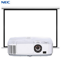 NEC NP-P451X+ 投影仪 投影机 商用 办公（含120英寸4:3电动幕布 免费上门安装）