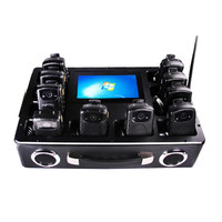 法依 C4执法记录仪数据采集工作站专业记录仪音频视频采集站 黑色