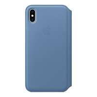 Apple iPhone XS Max 皮革保护夹 - 菊蓝色