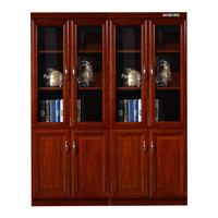 苏美特书柜木质资料柜办公柜档案柜四门文件柜