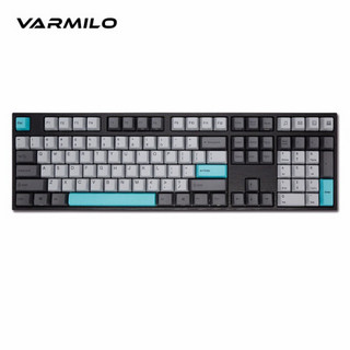 阿米洛（Varmilo）VA108M夜色M机械键盘 cherry茶轴 办公键盘 送礼键盘 电脑键盘 白灯