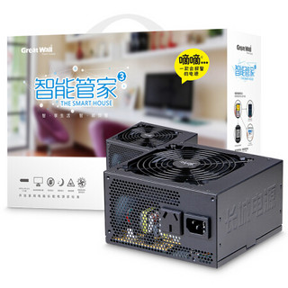 长城（Great Wall）额定400W GW-500ZG电源（智能预警/智能关闭显示器/主动PFC/12cm大风扇/60cm长线材）