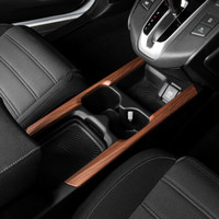 小忙牛（Mcow）小忙牛改装饰适用2019款本田CRV桃木纹内饰17/18中控排档位面板贴 中控水杯饰条 2件