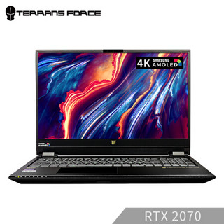 TERRANS FORCE 未来人类 T5X 15.6英寸 游戏笔记本（i7-9750H、16GB 、1TB、 4K 、100I-P3、RTX2070）