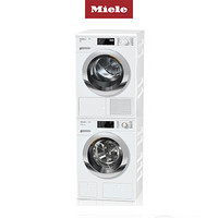 美诺（MIELE）欧洲进口洗衣机9kg+干衣机9kg 洗烘套装WCK660 C+TCK120 WP C