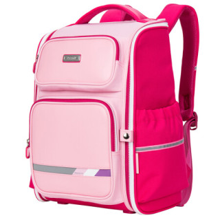 卡拉羊小学生书包男女孩儿童书包1-3-5年级减负双肩包一体式可打开