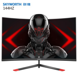 Skyworth 创维 G1AF27C 27英寸 VA显示器（1800R、144Hz、FreeSync）