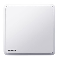 SIEMENS 西门子 一开单控开关面板 灵蕴辰曦白