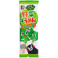 日本进口 五木 儿童蔬菜面 细面条素面菠菜面120g