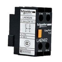 施耐德 辅助触点模块 LC1E EasyPact TVS 接触器 接触器附件 LAEN02N