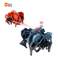 赫宝HEXBUG 怪兽战士 电动对打竞技遥控机器人 智能儿童对战机器人玩具男孩网红抖音玩具 409-5120  红VS蓝