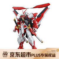 万代（BANDAI）高达Gundam拼插拼装模型玩具 MG版 红迷茫红异端0162047（定制款）