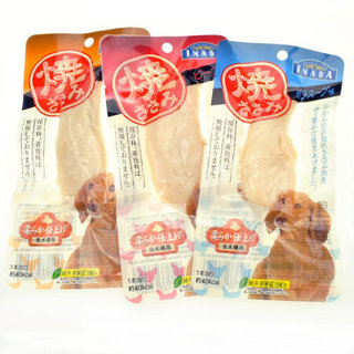 伊纳宝鸡汤味犬用烤鸡小胸肉30g*12包