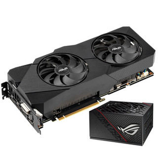 华硕（ASUS）DUAL-RTX2060S-O8G-EVO OC 2060 SUPER显卡+华硕ROG STRIX 750W金牌全模电源  信仰套装