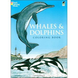 Whales and Dolphins:Colouring Book(Dover Nature Coloring Book)