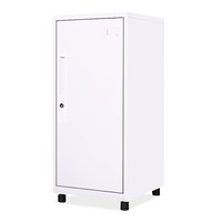 中伟文件柜矮柜铁皮档案柜白色单门柜