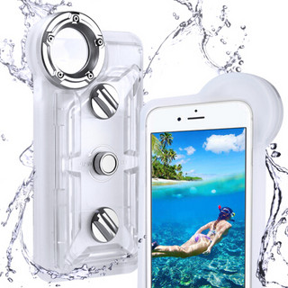 探浩 TANHAO 手机防水袋潜水套 水下可拍摄壳触屏带挂绳臂带S81 iphone6p/7p/8p