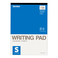 KOKUYO 国誉 日本国誉（KOKUYO）Gambol拍纸本子 草稿本 5mm方格 蓝白 A4/70页 4本/包WCN-A4-709