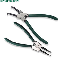 世达 SATA 72041 卡簧钳 曲口德式穴用 内卡簧钳5寸（货期两周）