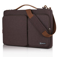 英制（BRINCH）时尚商务电脑包单肩手提内胆包防水美版苹果联想华硕笔记本包BW-237 13.3英寸棕色