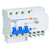 正泰（CHNT）DZ47LE-63 3P+N  40AC 漏电断路器 /个 定制