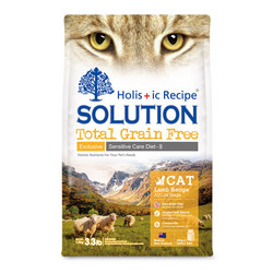 耐吉斯SOLUTION 新西兰进口成幼猫猫粮1.5kg 羊肉三文鱼配方口味 无谷天然粮成猫幼猫猫粮