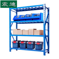 震迪 轻型货架L1200*D500*H2000仓储置物架料架多功能展示架储物架D506