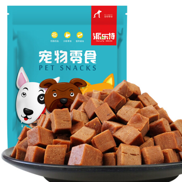 商品派乐特 狗零食 肉立方500g 宠物幼犬成犬泰迪金毛拉布拉多比熊