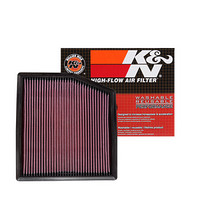 KN美国风格高流量可清洗空气滤清器适用于进口宝马3系335i 3.0空气格空气滤芯空滤33-2458