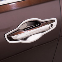 小忙牛(Mcow)小忙牛装饰配件适用本田冠道门碗贴URV改装专用车门把手拉手亮片 冠道 外门碗 蓝钛