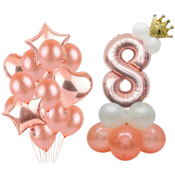 数字气球 生日儿童节日派对 结婚求婚表白 公司周年庆祝活动 数字8