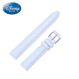 迪士尼（Disney）原装表带针扣通用配件16mm皮带石英手表链适用于女孩表 手表配件 BD-TZ-T1113W 白色