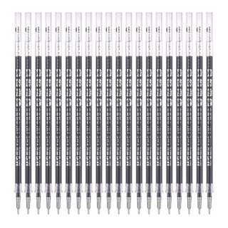 晨光(M&G)文具黑色0.5mm考试葫芦头中性笔替芯签字笔水笔芯 20支/盒KMG6157