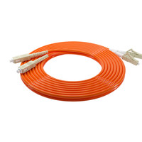 netLINK 光纤跳线 电信级 光纤熔接尾纤 光纤收发器跳线 62.5/125μm HTF-SC-LC 多模双芯 一条