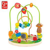 Hape 儿童绕珠玩具 森林游乐园绕珠｜1-3 岁早教