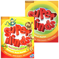 剑桥少儿英语教材美音版super minds starter入门级 主课本+练习册